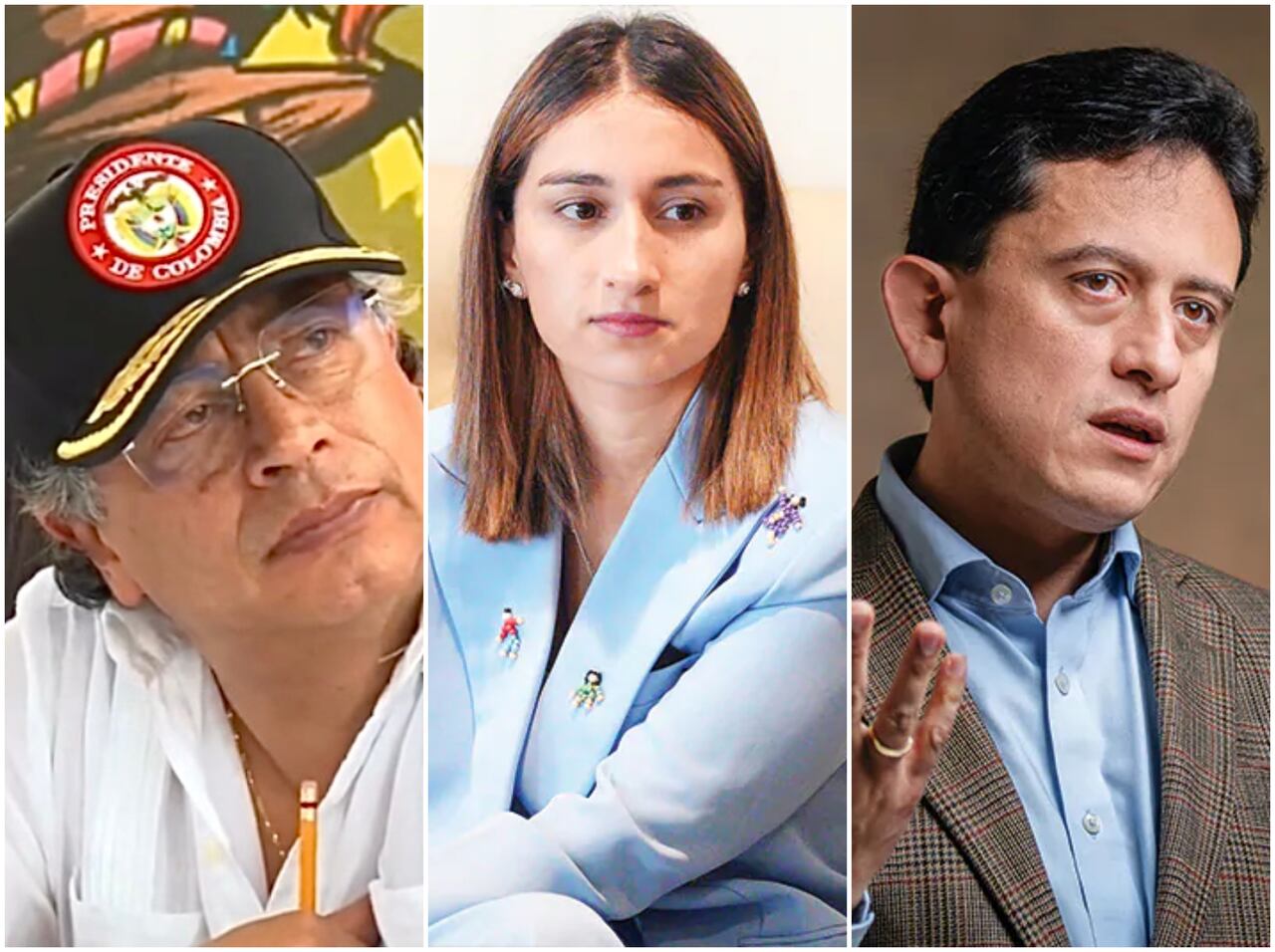 Gustavo Petro, Laura Sarabia, Luis Carlos Reyes