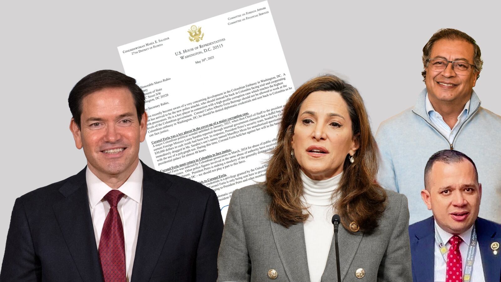 maria elvira salazar y carlos feria