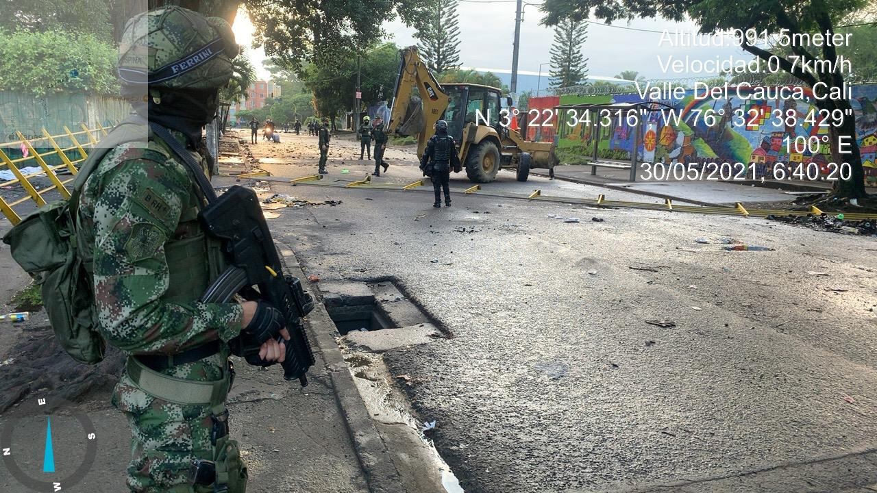 Cali ha sido escenario de violencia, bloqueos y vandalismo en el último mes por el paro nacional.