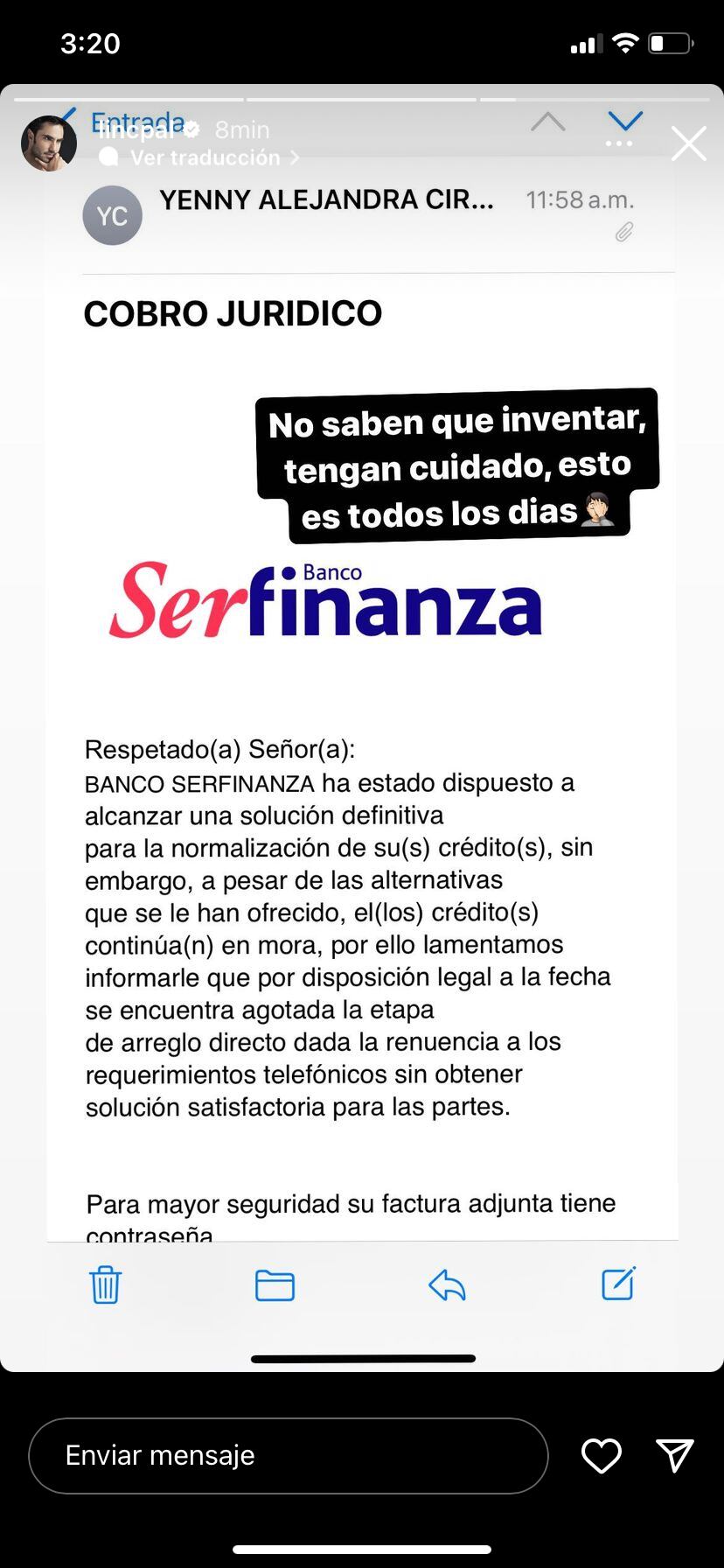 Lincoln Palomeque denunció delicado tema