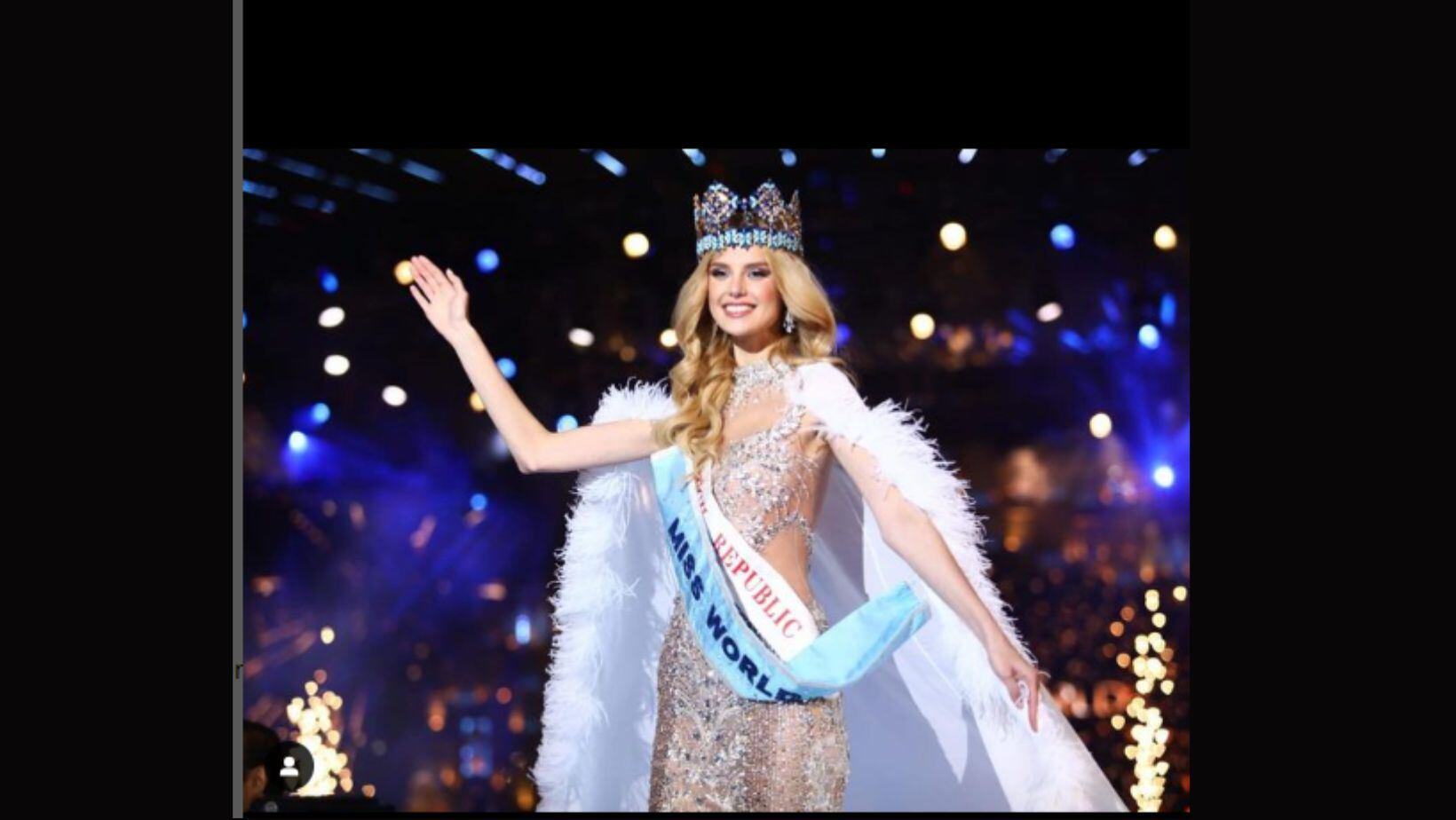 Krystyna Pyszková ganadora de Miss Mundo 2024.