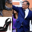 La primera dama, Verónica Alcócer, lució unos zapatos Christian Louboutin y la compararon con los que usa su esposo.