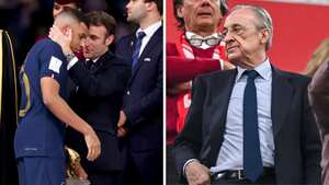 Presidente de Francia y del Real Madrid reunidos por Kylian Mbappé