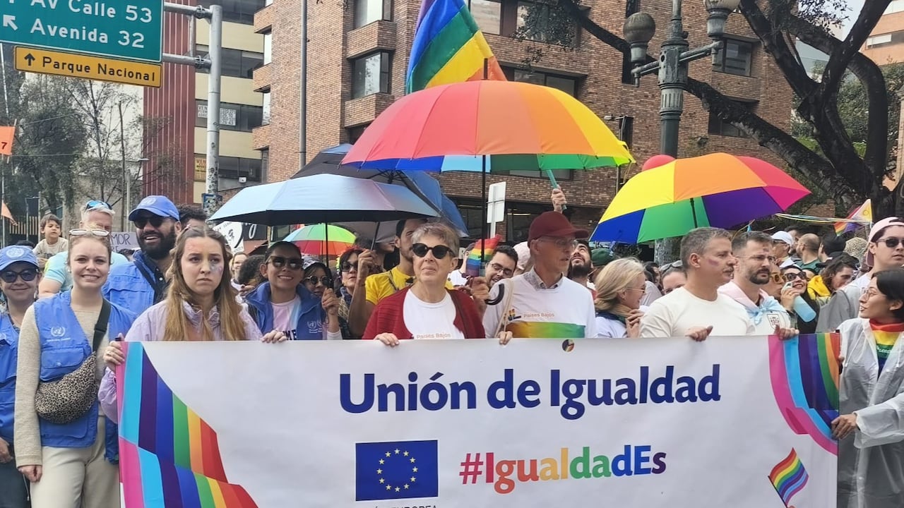 Diferentes organizaciones de derechos humanos, como la ONU, hicieron parte de la marcha.
