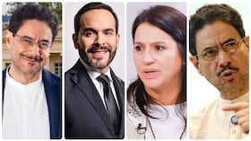 Iván Cepeda, Abelardo De La Espriella, Paola Holguín e Iván Cepeda.
