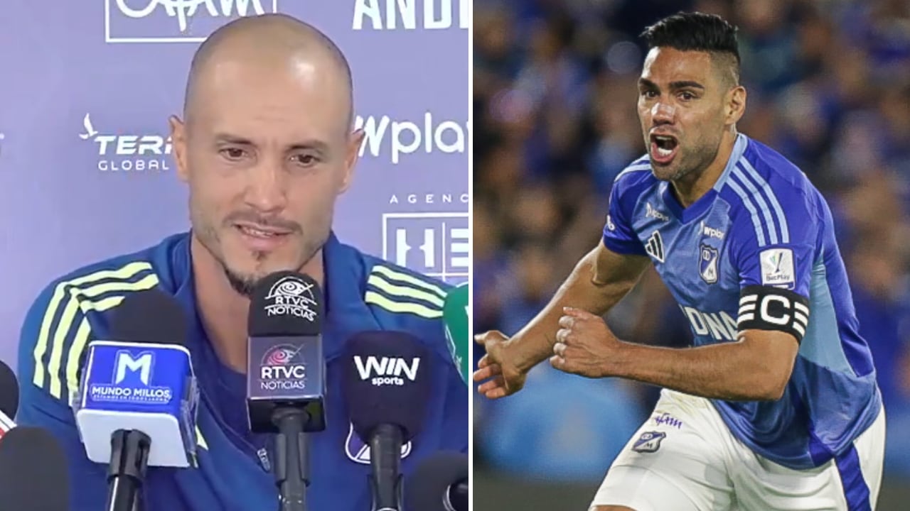 Falcao García estuvo en Bogotá esta semana y compartió con hinchas de Millonarios.