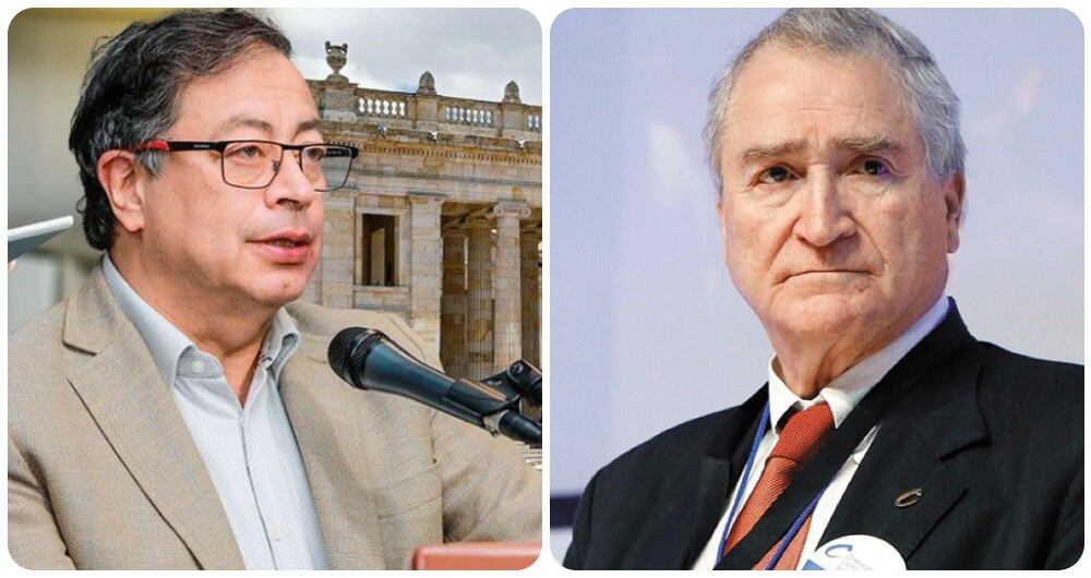 Gustavo Petro y Omar Yepes, expresidente del Partido Conservador.