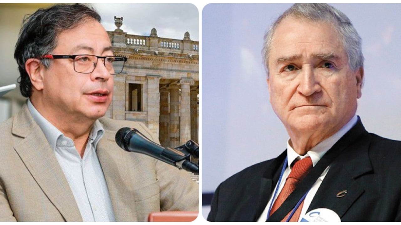Gustavo Petro y Omar Yepes, expresidente del Partido Conservador.