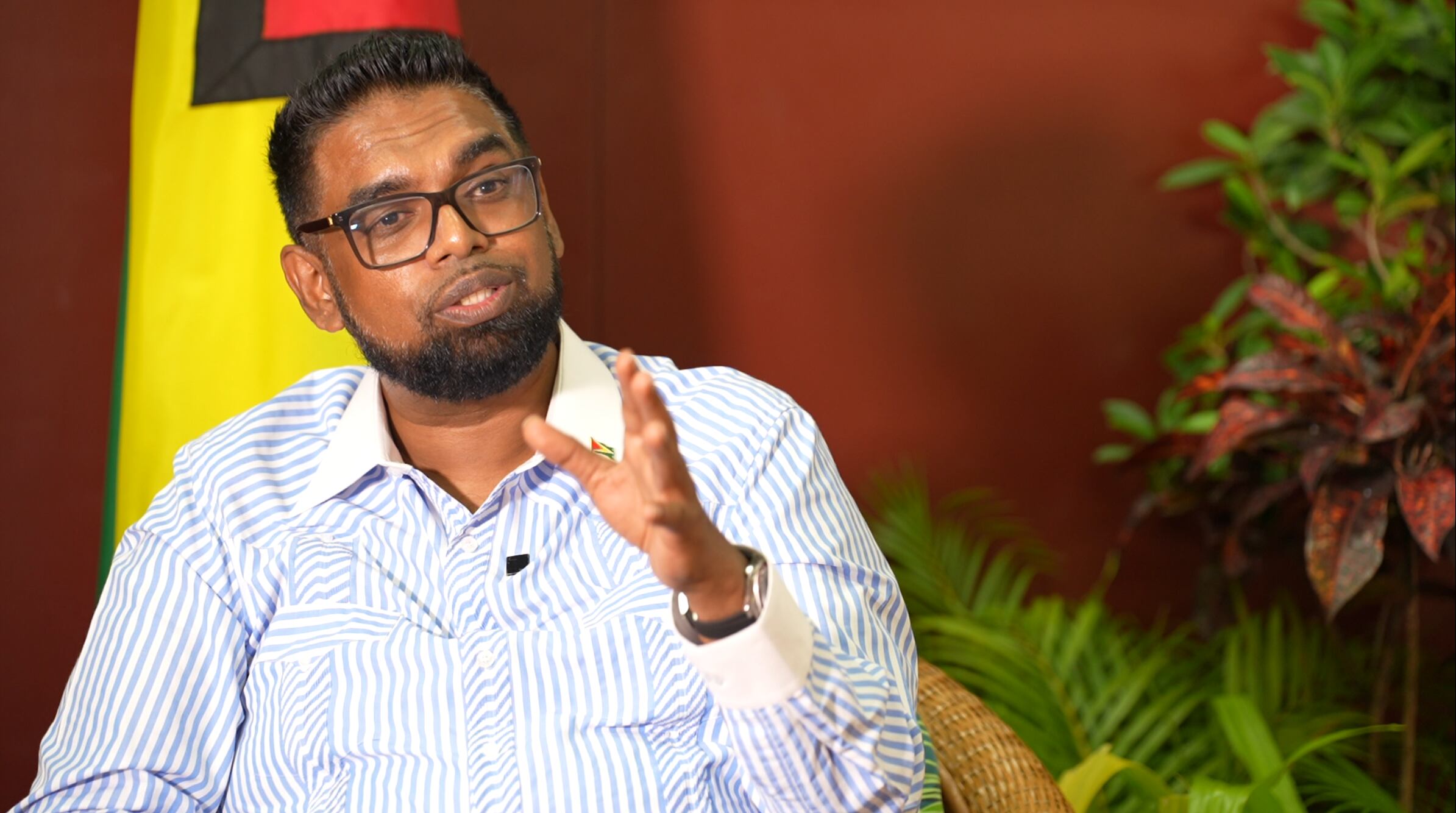 El presidente Ali se refirió también e la migración de venezolanos y cubanos al país.