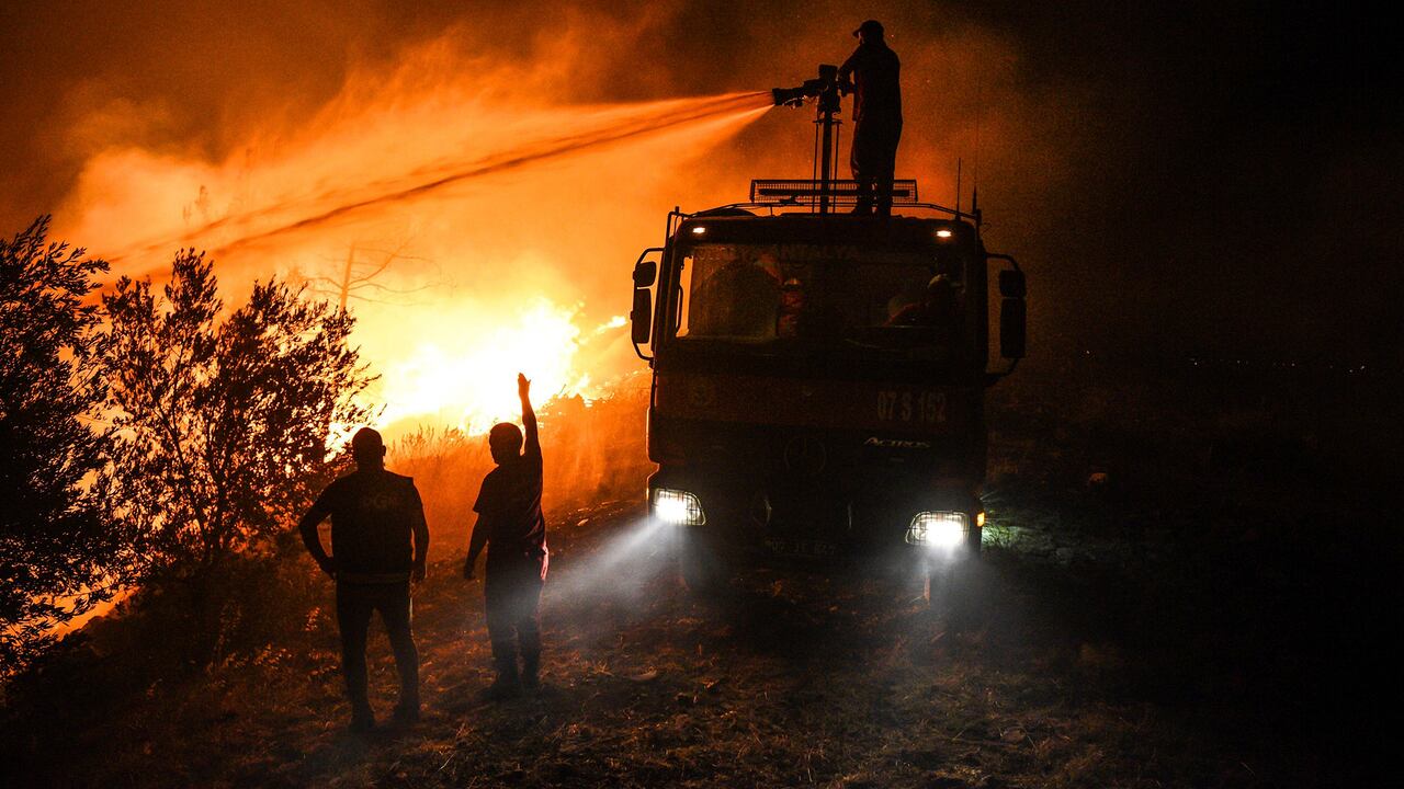 Incendios en Grecia y Turquía