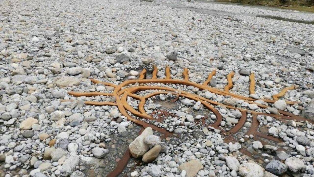 La escultura se de la Virgen de Guadalupe se había hecho para la visita de Juan Pablo II en 1990.
