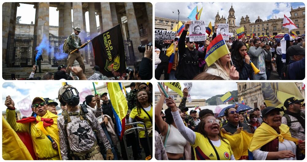 Así luce la Plaza de Bolívar este sábado 23 de noviembre.