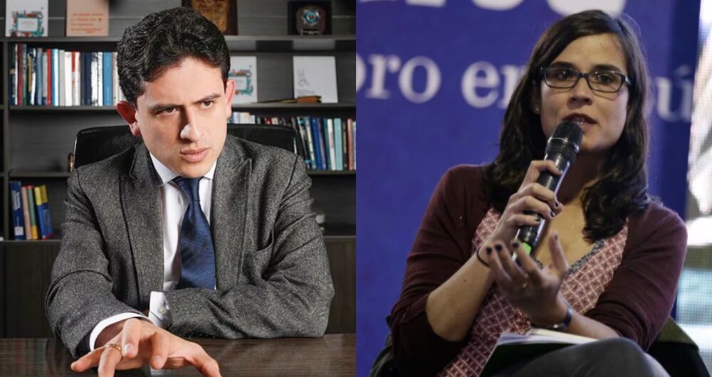 Luis Carlos Reyes y Carolina Sanín