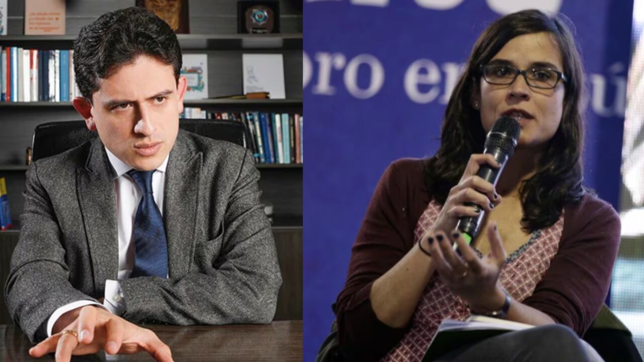 Luis Carlos Reyes y Carolina Sanín