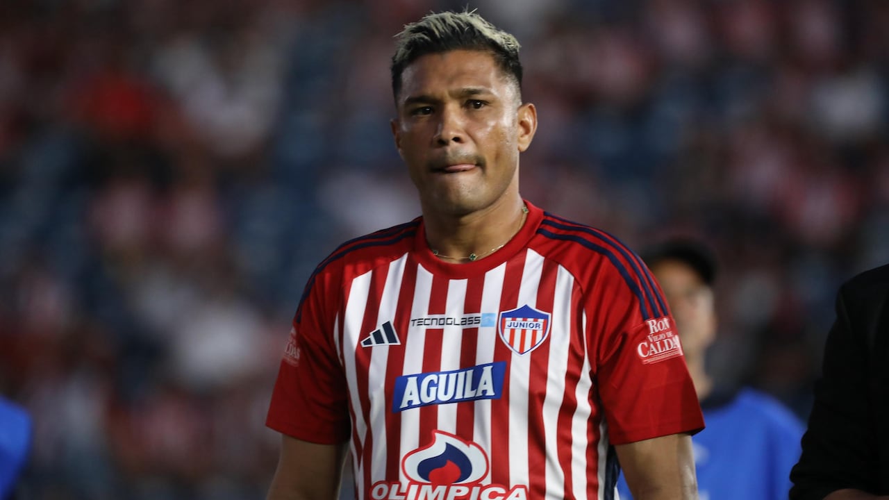 Teófilo Gutiérrez, jugador de Junior de Barranquilla.