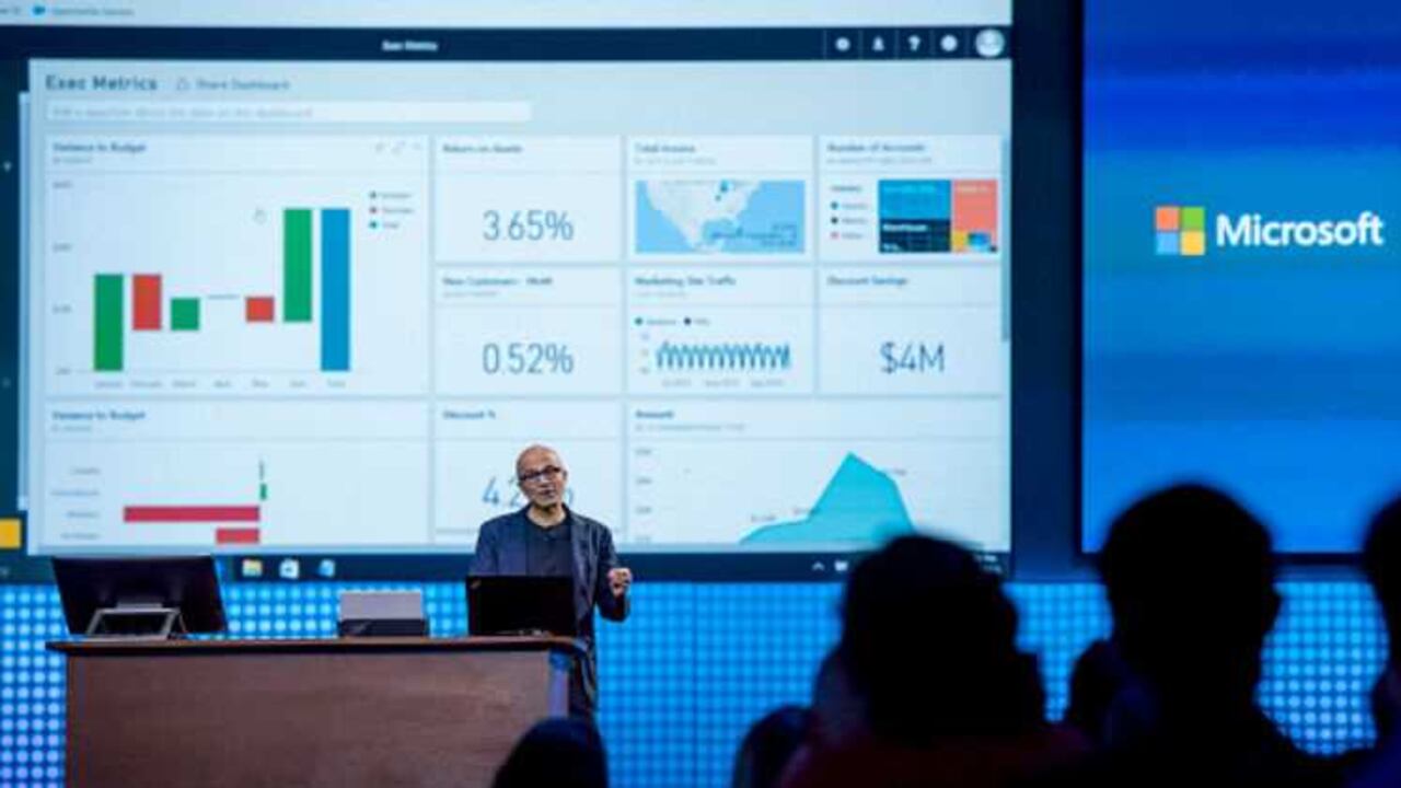 Director ejecutivo de Microsoft, Satya Nadella. Foto: Getty.