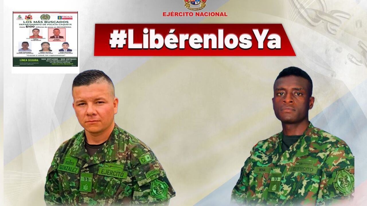 Soldados secuestrados en el Meta.