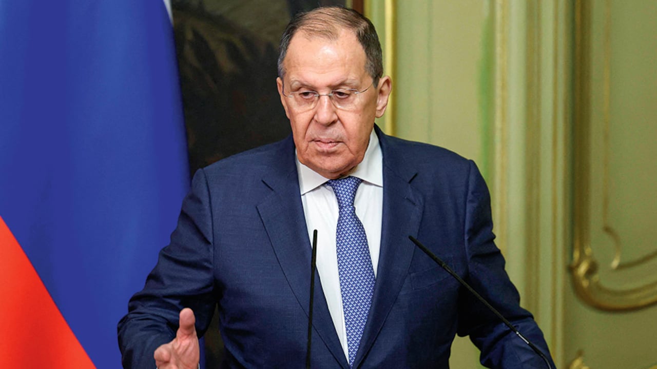 El jefe de la diplomacia rusa, Serguéi Lavrov.