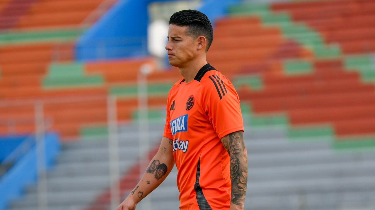 James Rodríguez se encuentra en Bolivia para jugar con la Selección Colombia