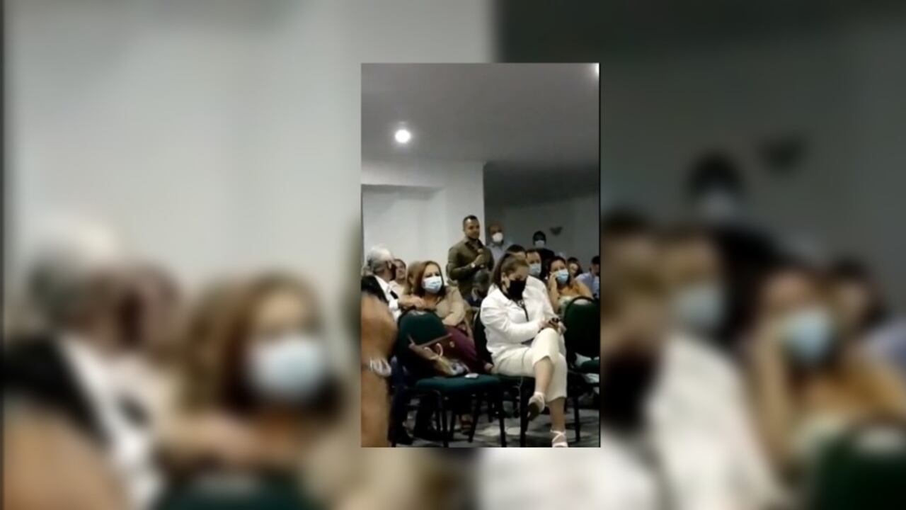 Andrés Escobar en el evento de María Fernanda Cabal en Cali