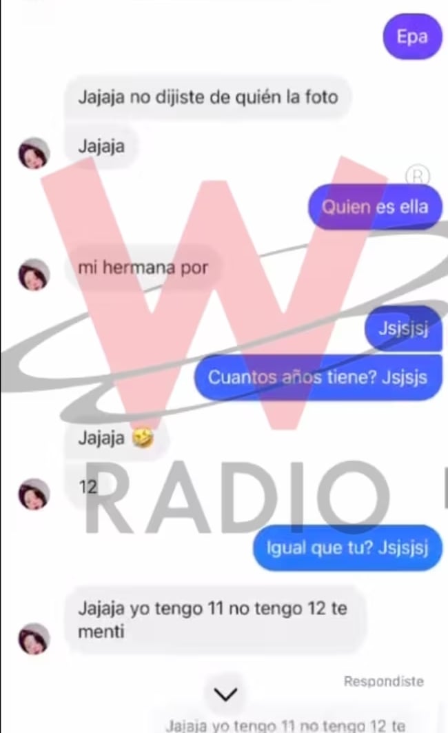 Este es uno de los fragmentos de la conversación revelados por W Radio.