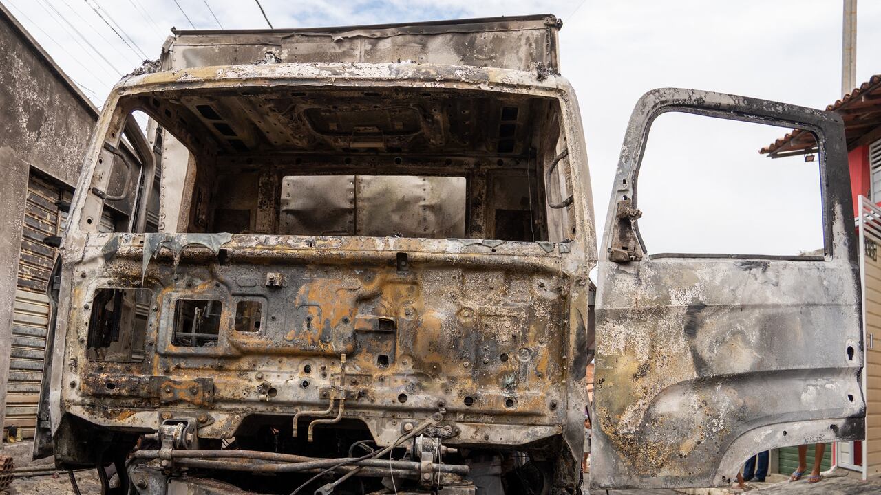 Un grupo criminal intenta imponer el terror en un estado brasileño. Foto: AFP.