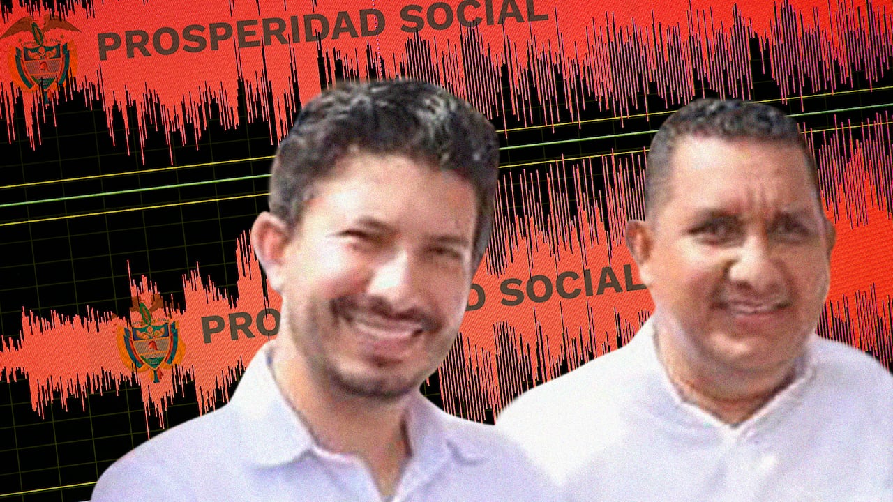 Jonathan Ramírez, secretario general del DPS, y Eduard Sosa, empresario