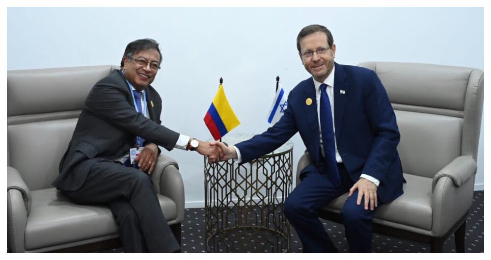 Gustavo Petro e Isaac Herzog