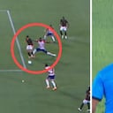 Dudoso penal en el Junior vs América por Sudamericana.