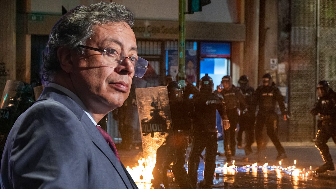 Presidente Gustavo Petro, estallido social
