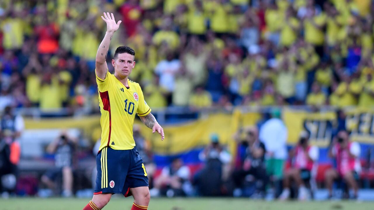 James Rodríguez anotó por cuarta eliminatoria al hilo.