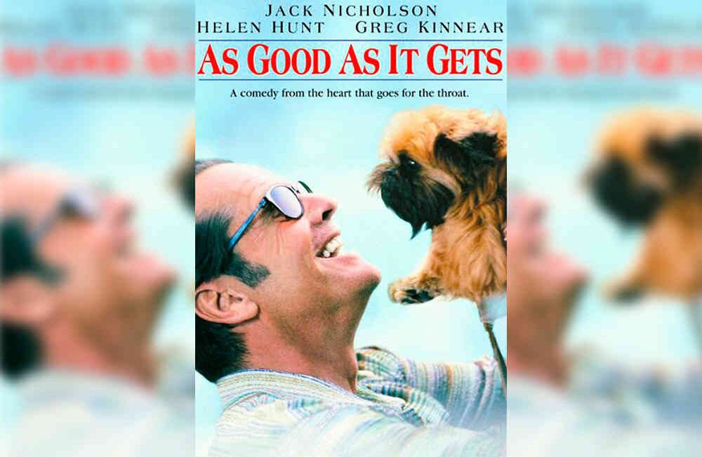 Mejor imposible 1997: Melvin Udall (Jack Nicholson) es un escritor de novelas que vive en Nueva York. Él no tiene buenas relaciones sociales debido a su trastorno obsesivo-compulsivo. Sin embargo, Carol Connelly (Helen Hunt), la camarera del lugar donde come a diario y su vecino, Simon Nye (Greg Kinnear) ayudarán a cambiar su antipático comportamiento. 