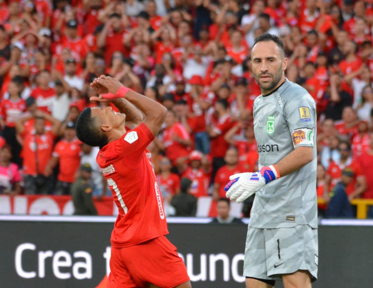 Final de la Copa Betplay 2024 entre América y Atlético Nacional.