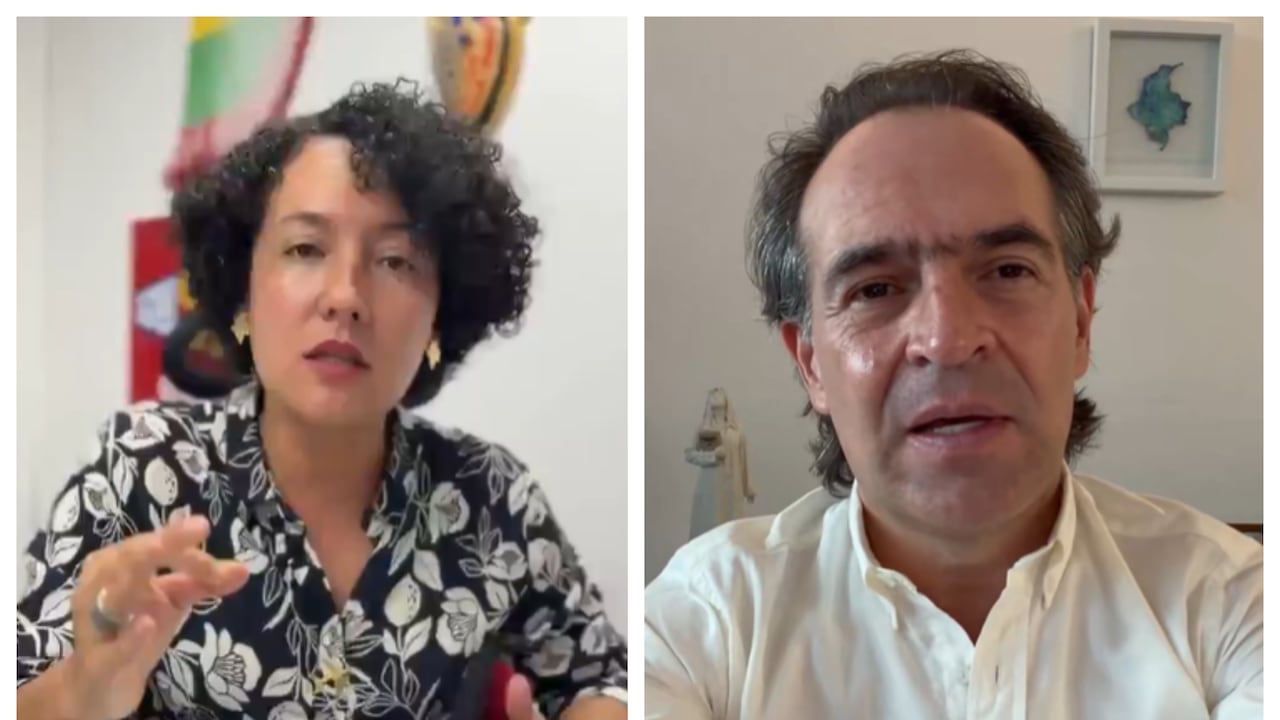 Senadora Isabel Cristina Zuleta y el alcalde de Medellín Federico Gutiérrez tuvieron un cara a cara en la Corte Suprema de Justicia.