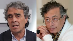 Candidato Sergio Fajardo y presidente Gustavo Petro.