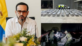 Presidente Abelardo De La Espriella entrega reporte de resultado operaciones de las Fuerzas Militares y la Policía.