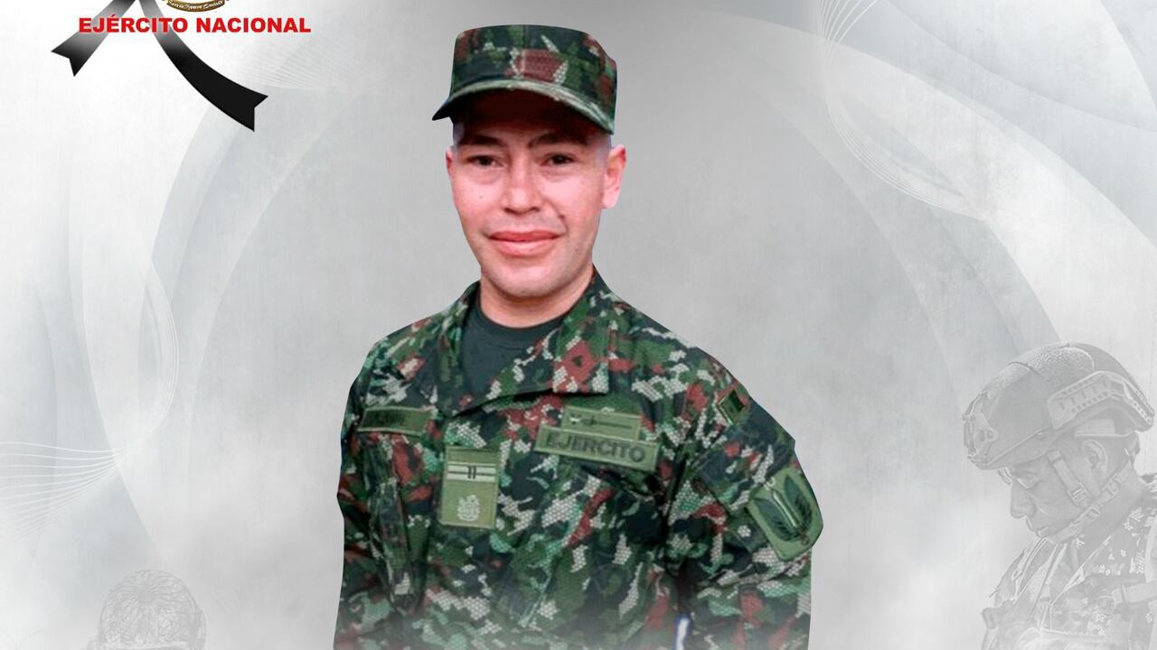 Soldado profesional Yamid Araque Cely, asesinado en combates con el ELN en Norte de Santander.