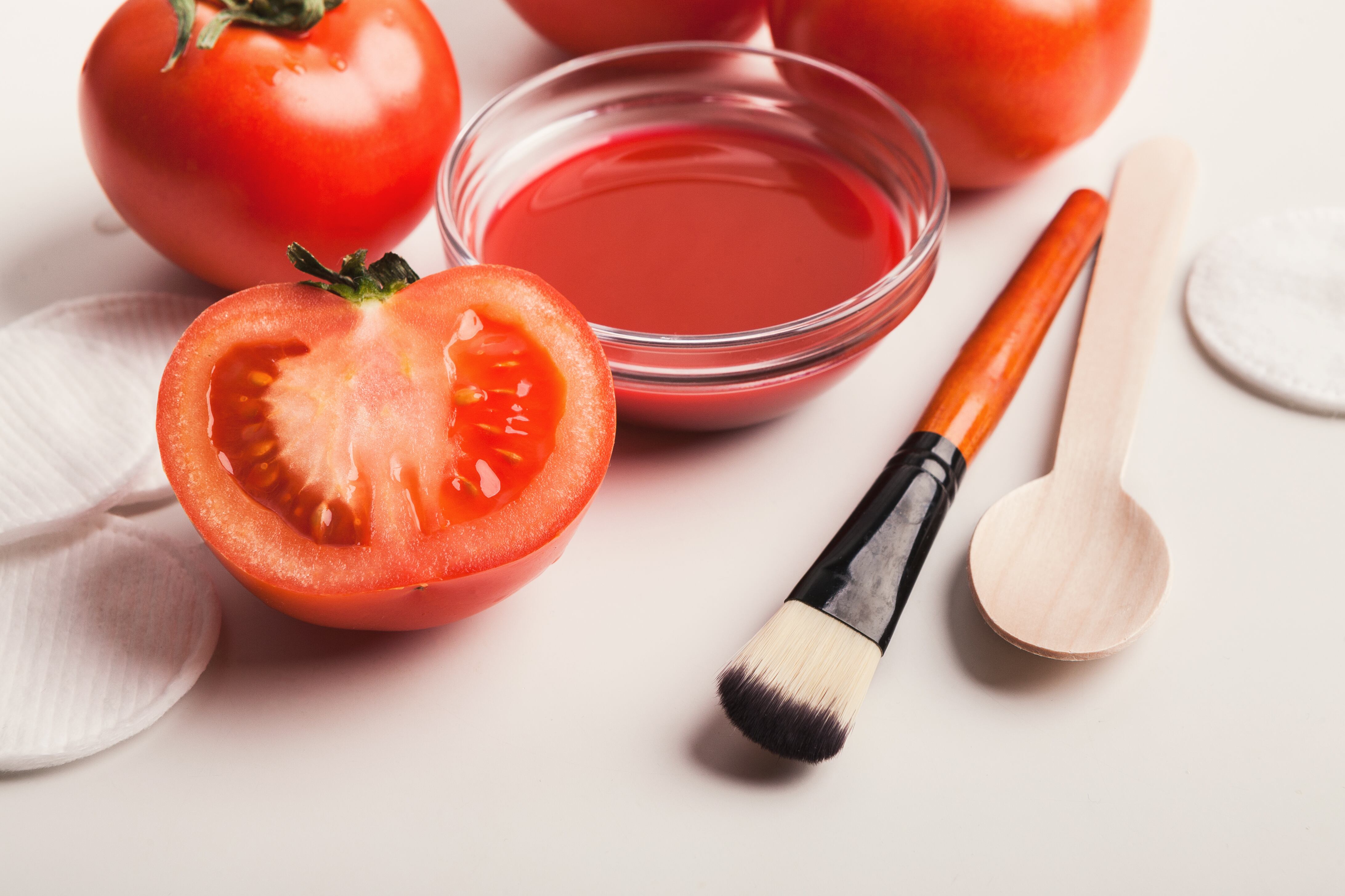 mascarilla de tomate
