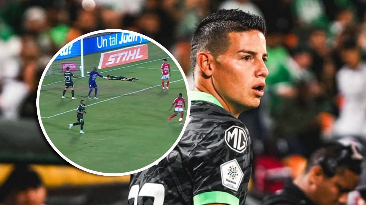 James Rodríguez le reclamó a Juan Manuel Rengifo por no dejarla pasar