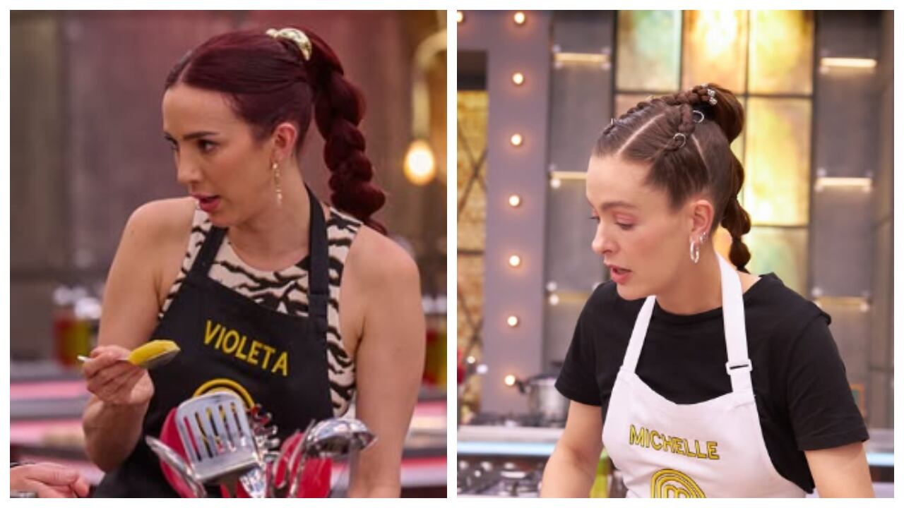 Violeta Betgonzi y Michell Rouillard tuvieron una discusión en 'MasterChef Celebrity'.