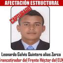 Alias 'Zarco' fue capturado por la Policía Nacional.