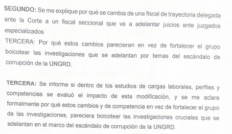 A través de un derecho de petición, Sneyder Pinilla preguntó por qué le asignaron un fiscal sin experiencia para su caso.
