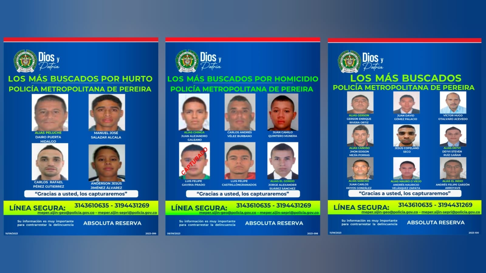 Los acusan de presuntamente cometer diferentes delitos