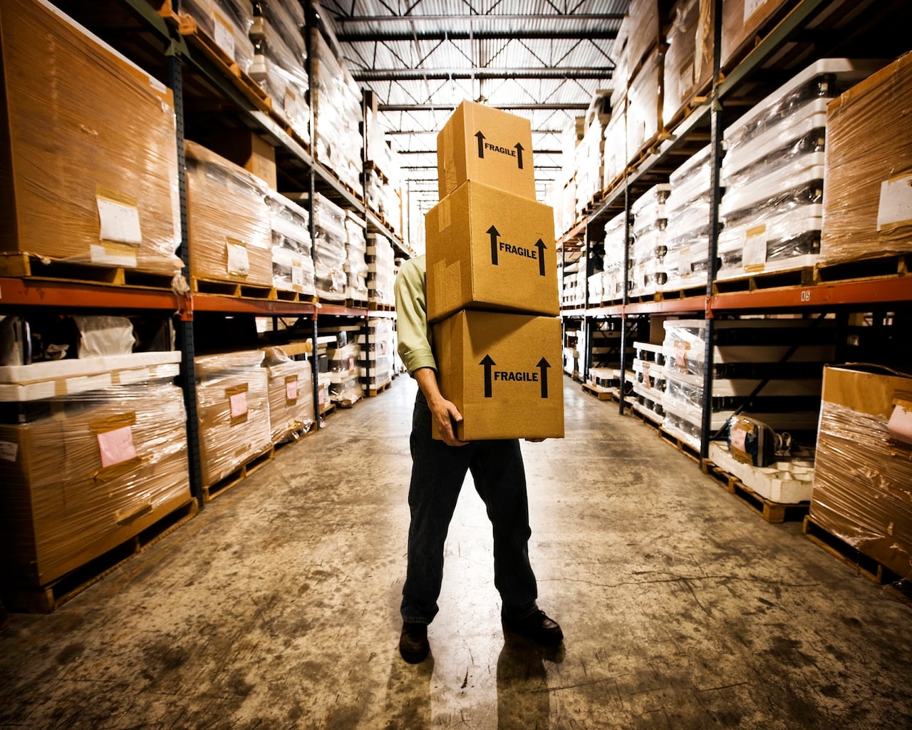 Levantamiento de carga pesada