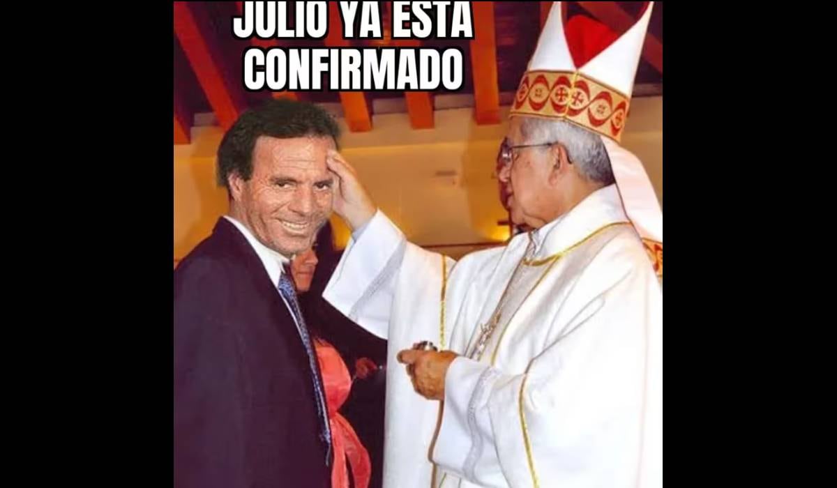 Usuarios de redes sociales comparten todo tipo de memes con el rostro de Julio Iglesias