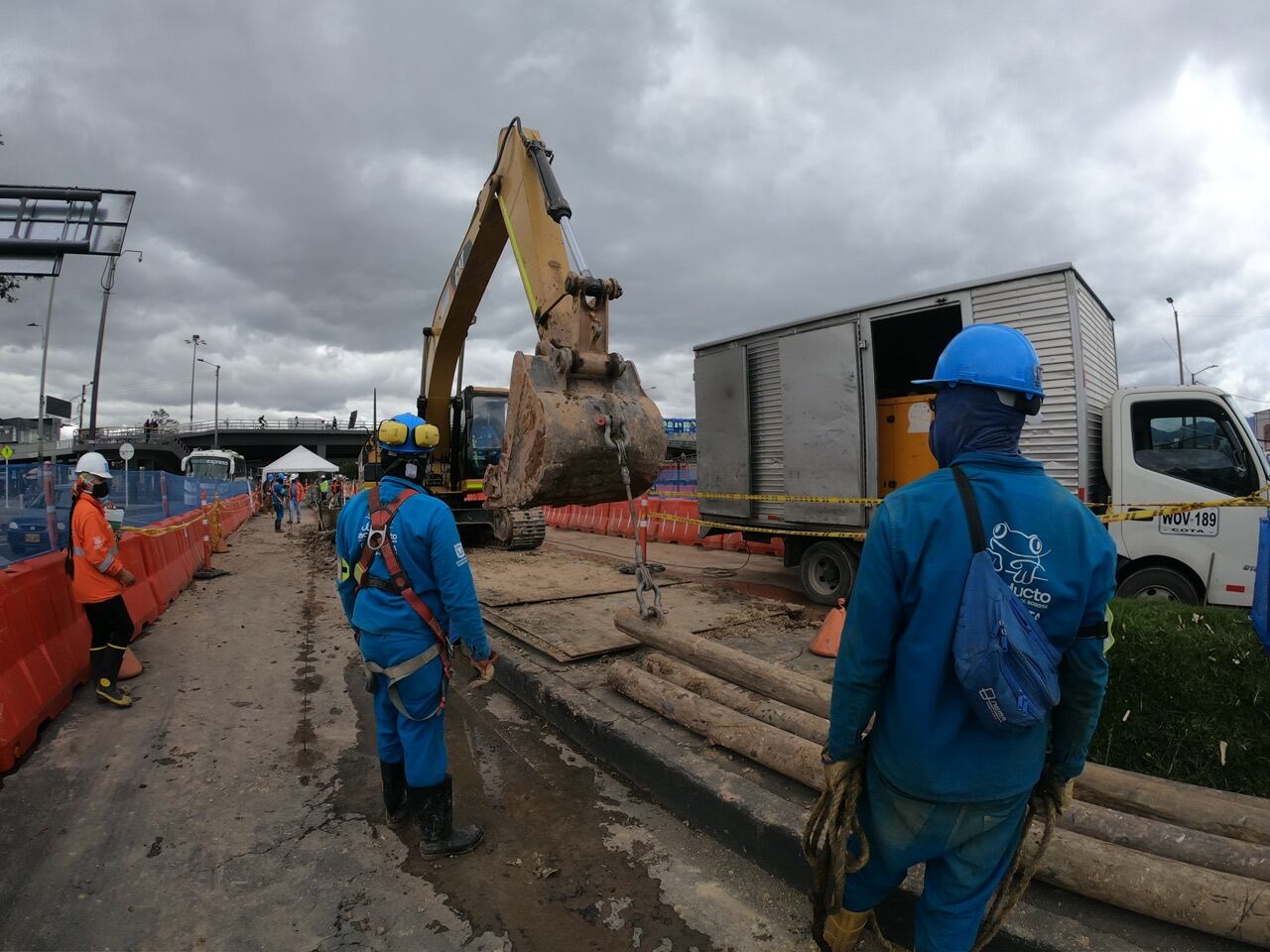La EAAB aprovechará la intervención para ampliar la capacidad de conducción de agua.