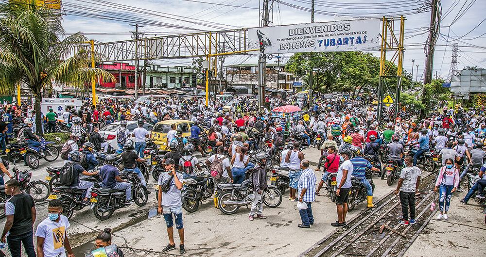 El paro cívico de 2017 mantuvo a la ciudad cerrada por más de tres semanas. Varios colectivos sociales y políticos participaron de las protestas. 