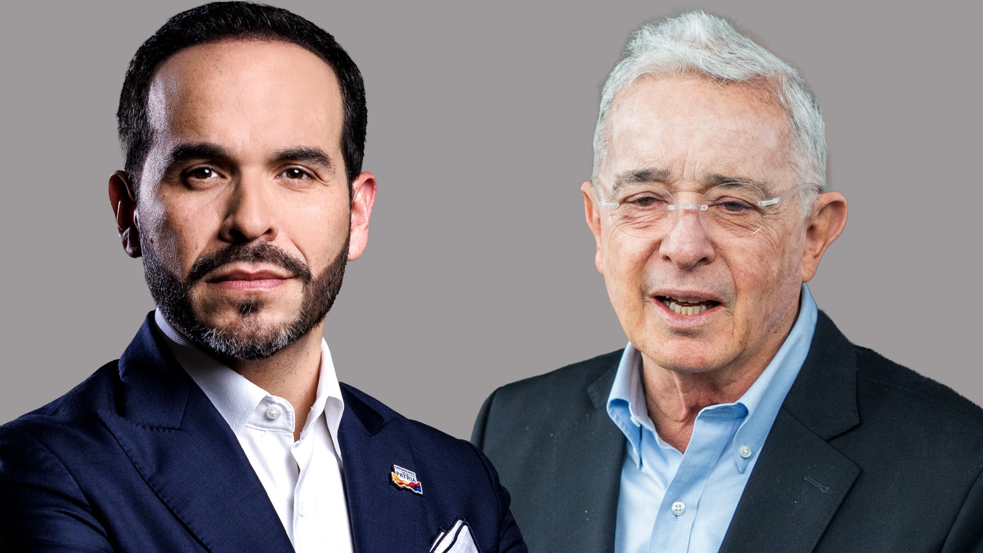 Abelardo de la Espriella y Álvaro Uribe