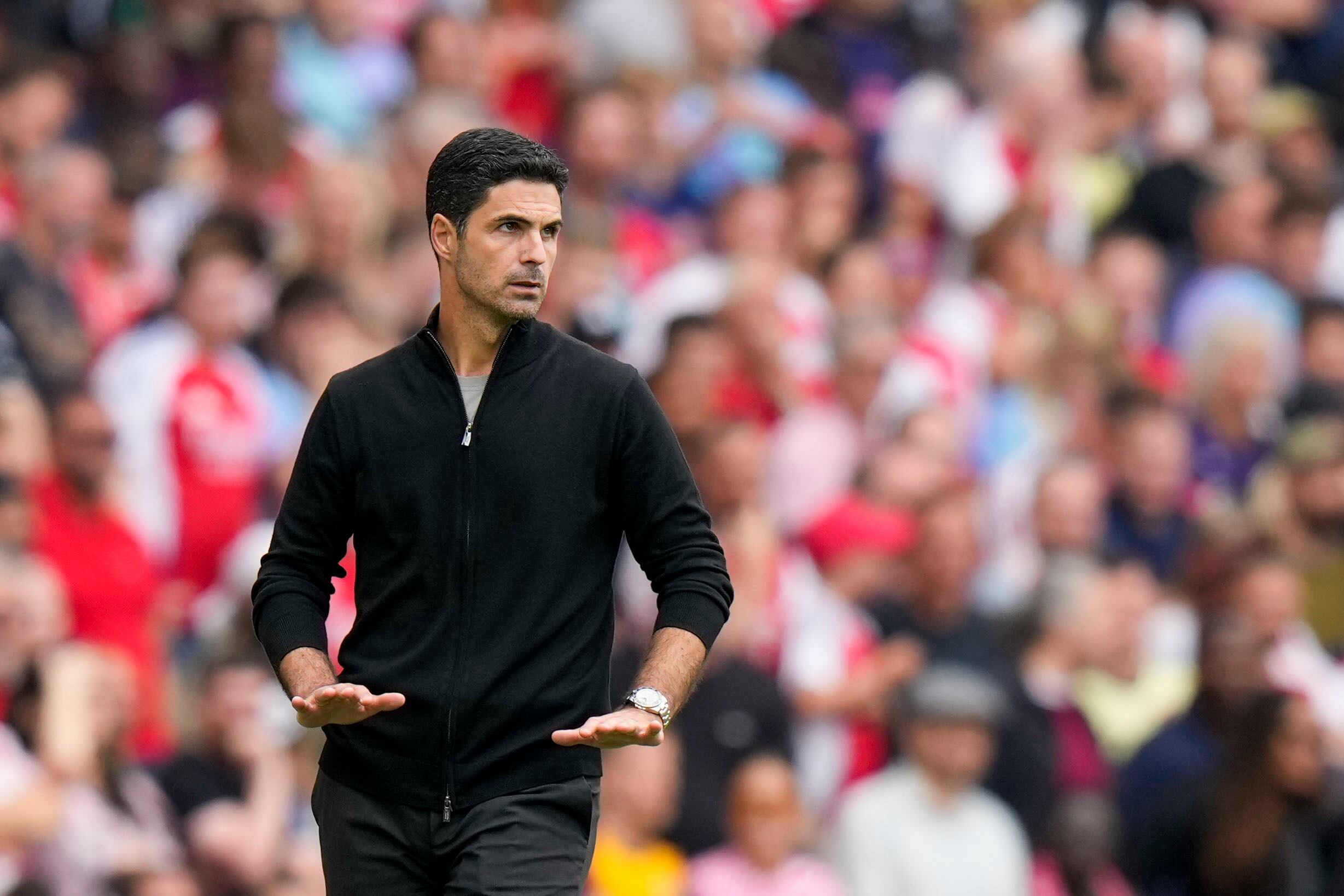 Mikel Arteta, entrenador epañol.