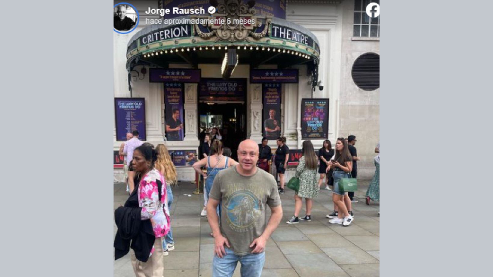 Jorge Rausch
El teatro que le sirvió de inspiración para su famoso restaurante